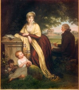 Louis Gauffier, självporträtt med fru och barn