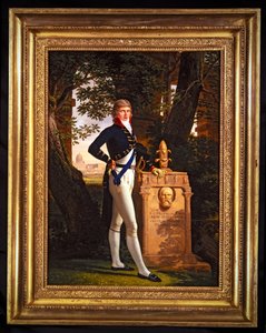 Porträtt av prins Augustus Frederick, senare hertig av Sussex (olja på duk) av Louis Gauffier