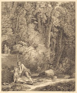 Den driftige byborna av Louis Germain and Charles Emmanuel Patas after Louis Gabriel Moreau