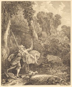 Vi löper mer än en fara där av Louis Germain and Charles Emmanuel Patas after Louis Gabriel Moreau