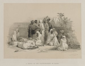 Egypten och Nubien, volym III: På slavmarknaden i Kairo, 1849.