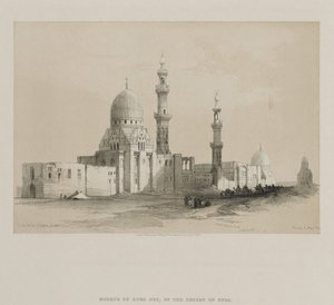 Egypten och Nubien, volym III: Kalifernas gravar-Kairo. Moskén i Ayed Be[y] av Louis Haghe