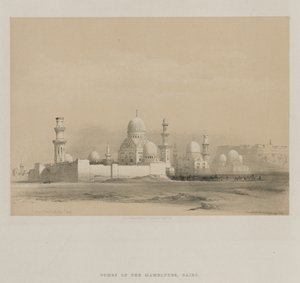 Egypten och Nubien, volym III: Memlooks gravar, Kairo, 1849. av Louis Haghe