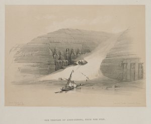 Egypten och Nubien, volym II: Utgrävda tempel i Abu Simbel, Nubien av Louis Haghe