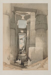 Egypten och Nubien, volym II: Karnak, 1847. av Louis Haghe