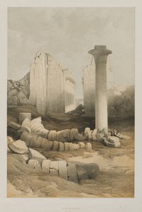 Egypten och Nubien, volym II: Karnak, 1848. av Louis Haghe