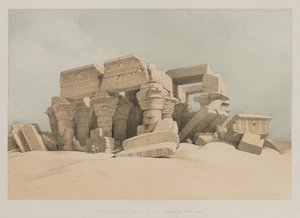 Egypten och Nubien, volym II: Kom-Ombo av Louis Haghe