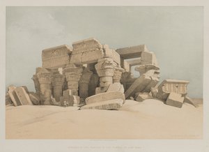 Egypten och Nubien, volym II: Kom-Ombo, 1846. av Louis Haghe