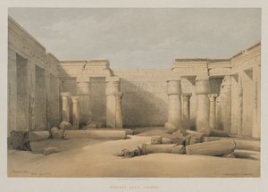 Egypten och Nubien, volym II: Medinet Abou, Thebe, 1847.