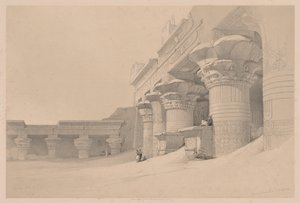 Egypten och Nubien: Volym I - nr 10, Edfou av Louis Haghe