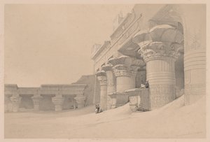 Egypten och Nubien: Volym I - nr 10, Edfou, 1838. av Louis Haghe