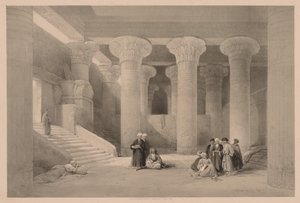 Egypten och Nubien: Volym I - nr 24, Templet i Esneh av Louis Haghe