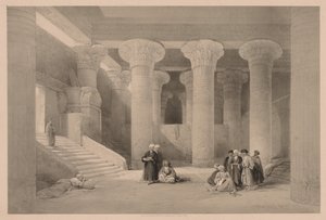 Egypten och Nubien: Volym I - nr 24, Templet i Esneh, 1838. av Louis Haghe