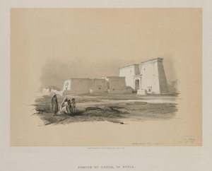 Egypten och Nubien, Volym I: Dakke, i Nubien av Louis Haghe