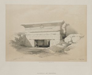 Egypten och Nubien, volym I: Dendera, 1847. av Louis Haghe