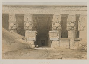 Egypten och Nubien, volym I: Dendera, 1847. av Louis Haghe