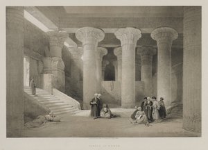 Egypten och Nubien, volym I: Templet i Esneh av Louis Haghe