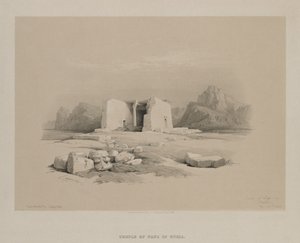 Egypten och Nubien, Volym I: Templet vid Tafa i Nubia av Louis Haghe