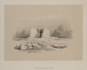 Egypten och Nubien, Volym I: Templet i Tafa i Nubia, 1846.