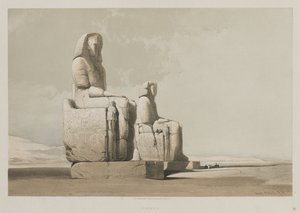 Egypten och Nubien, volym I: Thebe av Louis Haghe