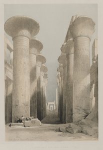 Egypten och Nubien, volym I: Thebe, stora salen i Karnac