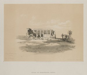 Egypten och Nubien, volym I: Wady Maharraka, Nubia, 1846. av Louis Haghe