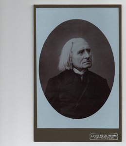 Franz Liszt (1811-1886) (1880, fotografi) av Louis Held
