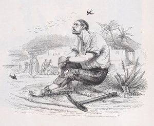 Svalorna från The Complete Works of Béranger, 1836. Skapare: Louis-Henri Brevière, Cesar-Auguste Hebert. av Louis Henri Brevière, Cesar Auguste Hebert