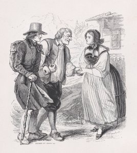 Resenären från The Complete Works of Béranger, 1836. Skapare: Louis-Henri Brevière, Cesar-Auguste Hebert. av Louis Henri Brevière, Cesar Auguste Hebert
