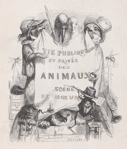 Djurens privata och offentliga liv, tullplatser, ca. 1837-47.