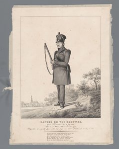 Daniel deVos Brewer. Född i Deventer, den 30 juli 1770. Riddare av Militära Vilhelmsorden, 4:e klass. Dras ut som frivillig jägare, med Van Dam Hunters Corps, 2 augusti 1831 av Louis-Henri de Fontenay