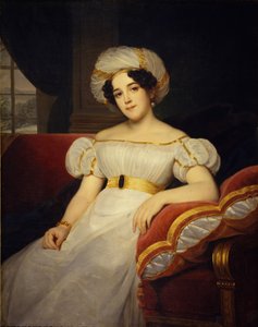 Porträtt av prinsessan Natalya Stepanovna Golitsyna, född grevinna Apraksina 1794-1890, 1824