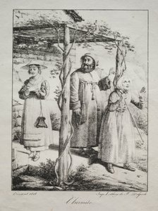 Eremiten, 1818. av Louise Marie Jeanne Hersent