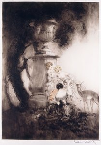 Fyra älsklingar av Louis Icart