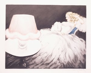 Lampskärm av Louis Icart
