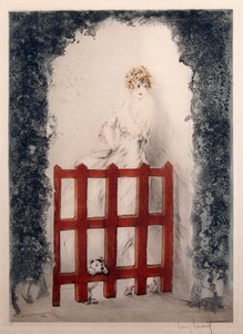 Röda porten av Louis Icart