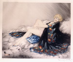 Silkesrock av Louis Icart