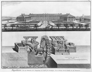 Ett pappersbruk, illustration från 
