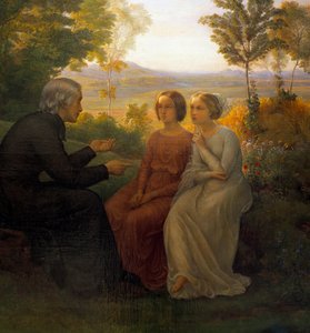 Själens dikt; Vetekornet. Målning av Anne Francois Louis Janmot