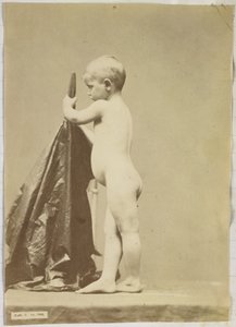 Studie av ett nakent barn, sett från sidan av Louis Jean Baptiste Igout (attributed to)