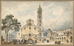 Katedralen i Trani av Louis Jean Desprez