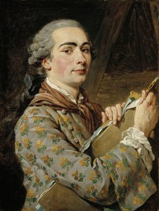 Självporträtt, 1750-tal. av Louis Jean François Lagrenée