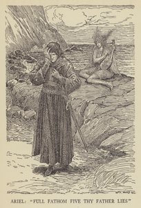 Ariel, Famm fem din far lögner av Louis John Rhead