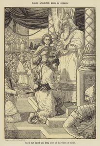David smorde till kung i Hebron av Louis John Rhead