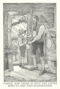 Illustration till Heidi av Johanna Spyri (litografi) av Louis John Rhead