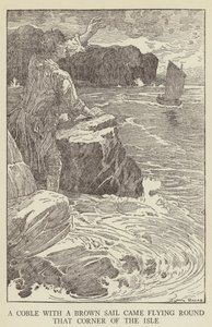 Illustration för Kidnapped av Robert Louis Stevenson av Louis John Rhead