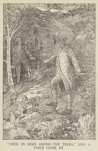 Illustration för Kidnapped av Robert Louis Stevenson av Louis John Rhead