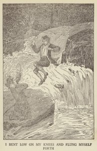 Illustration för Kidnapped av Robert Louis Stevenson av Louis John Rhead
