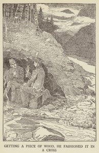 Illustration för Kidnapped av Robert Louis Stevenson av Louis John Rhead