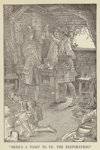 Illustration för Kidnapped av Robert Louis Stevenson av Louis John Rhead